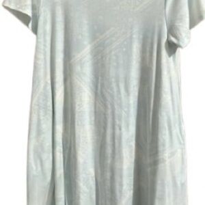 LuLaRoe Jessie Light Blue Midi Dress